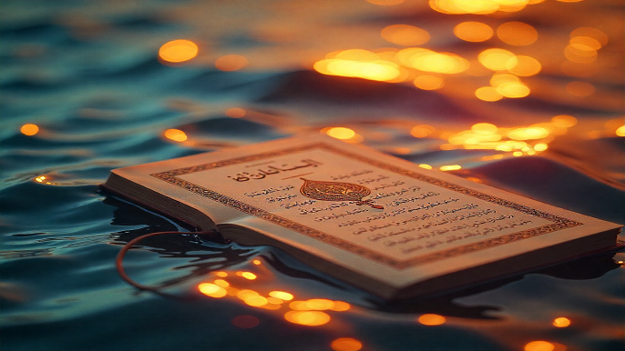 Modern Standard Arabic as the bridge to Arabic news, books, and the Quran, representing how MSA connects culture, literature, and religion.