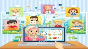 Online Arabic Tutor for Non-Native Children in Gulf Countries