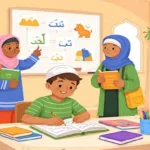 Arabic learning classroom